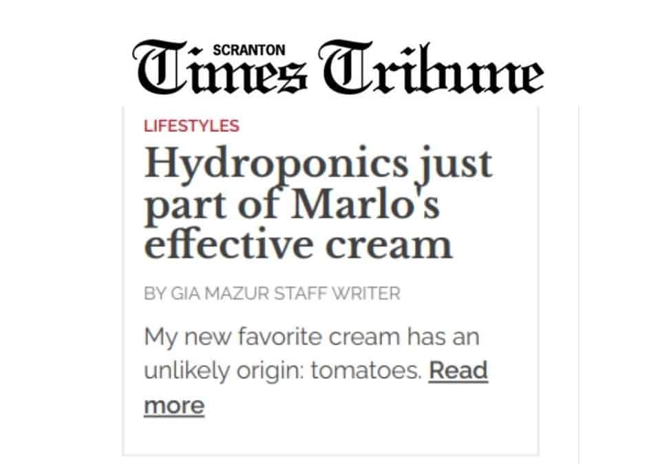 Hydroponics just part of Marlo's effective cream