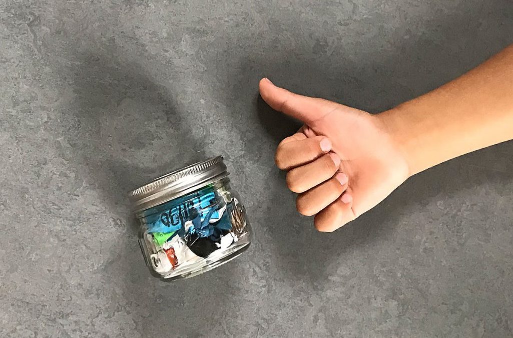 how a zero waste champion fits a week’s worth of trash into a 2.5-inch jar